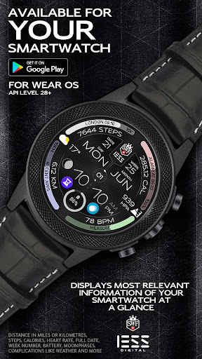 Android application SWF Less Digital Watch Face screenshort