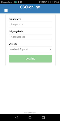 Android application CSO screenshort