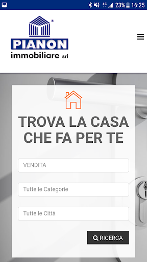 Android application Pianon Immobiliare screenshort