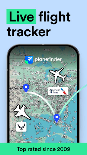 Plane Finder - Flight Tracker Screenshot 1 - AppWisp.com