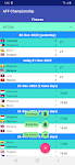 screenshot of World Soccer Fixtures