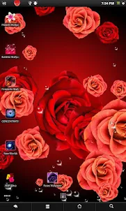 Roses live wallpaper