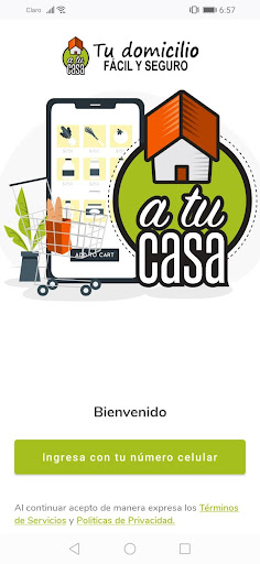 Android application A tu casa - Tu domicilio fácil screenshort