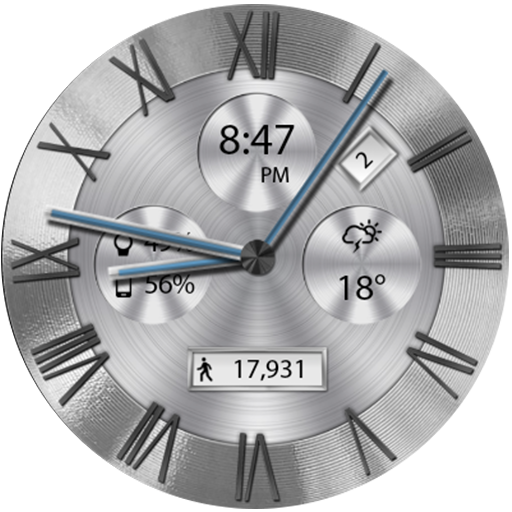 Classic White HD Watch Face 6.1.3 Icon