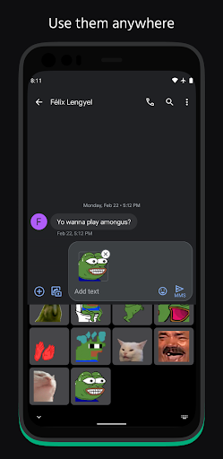 BTTV Stickers, emotes anywhere Screen 3