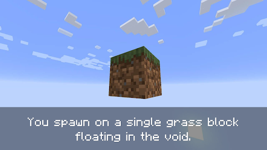 Imágen 1 One block survival for MCPE android