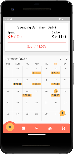 MySpendable Screen 2