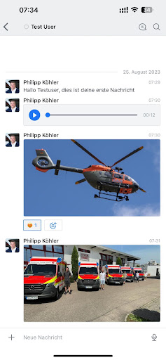Android application DRK RLW Chat screenshort