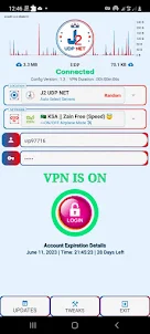 J2 UDP NET - Fast, Secure VPN