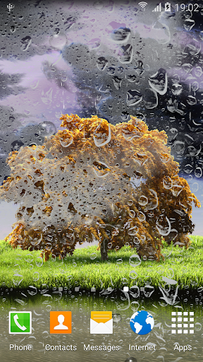 Android application Spring Storm Live Wallpaper screenshort
