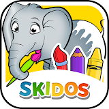 Kids Coloring Game: Toddler Animal Coloring Book icon