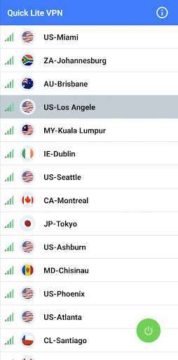 QuickLite VPN Screen 2
