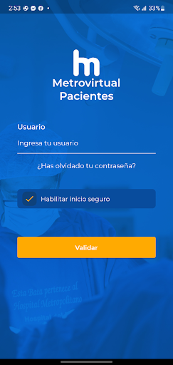MetroVirtual Pacientes Screen 3