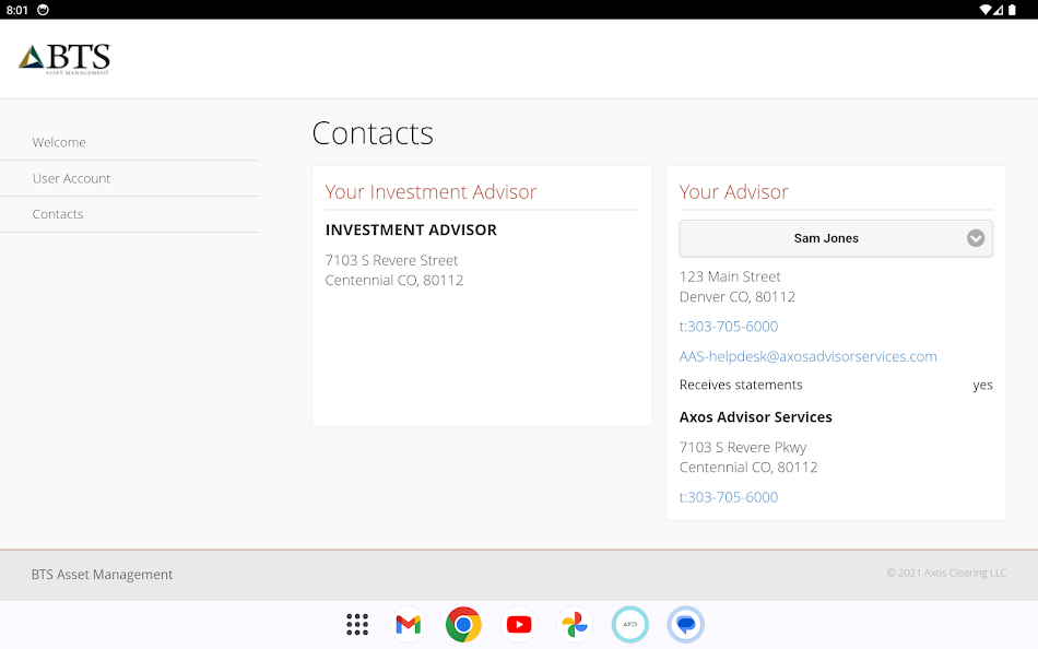 #3. BTS Asset Management (Android) 由: Axos Clearing LLC