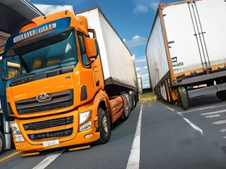 Cargo Truck Parking Games 3D - Screenshot 1