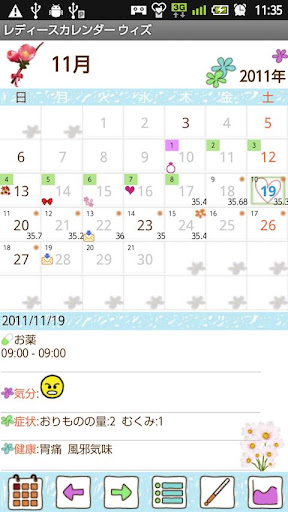 LadysCalendar wizPeriod