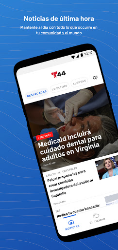 Android application Telemundo 44 Washington, DC screenshort