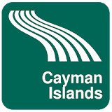 Cayman Islands Map offline icon
