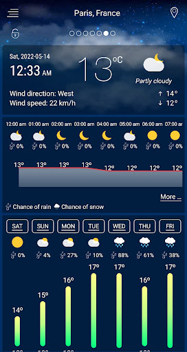 Weather Radar & Live Maps Screen 2