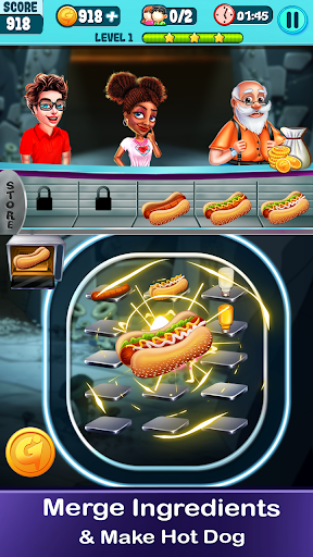 Food Merge - Idle Clicker Game Screen 3