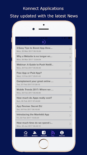 Konnect Applications Screen 3