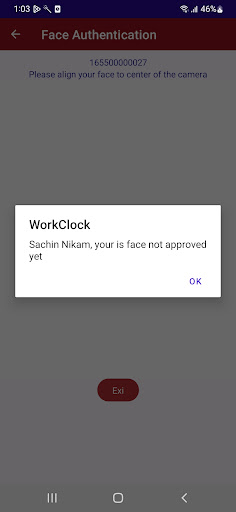 Gainz WorkClock Screen 3