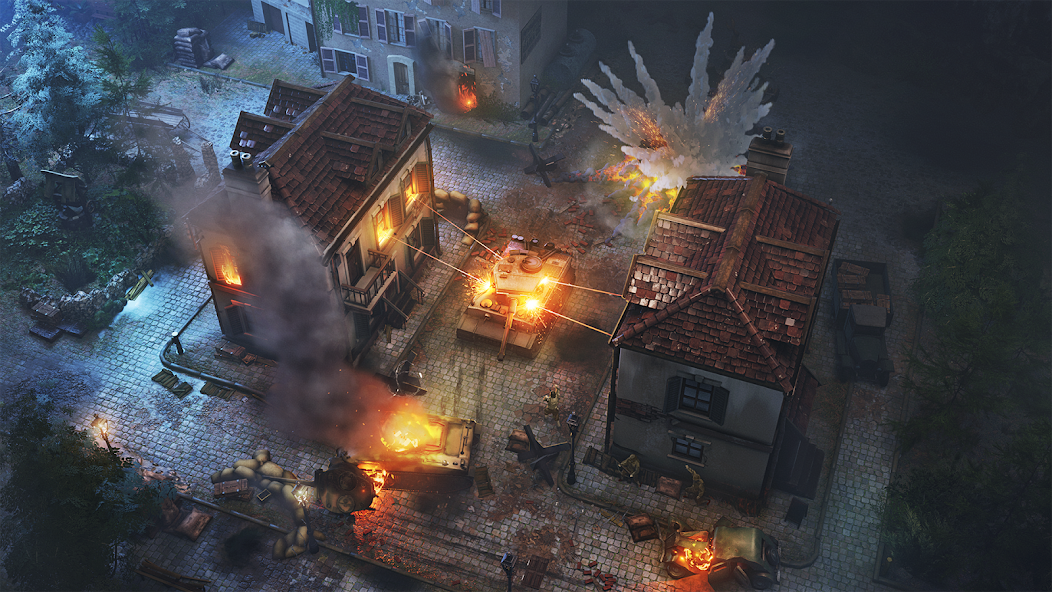 World War Armies: WW2 PvP RTS 1.27.0 APK + Мод (Unlimited money) за Android