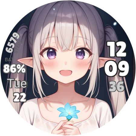 Elf Magical Girls Watch Face screenshot 10