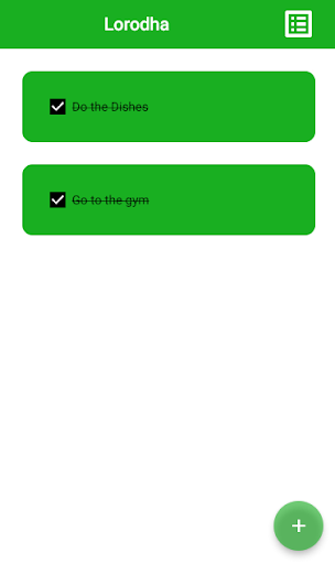 Android application Lorodha screenshort