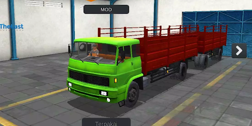MOD BUSSID Truck Gandeng Belok