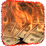 Burning Money Live Wallpaper icon