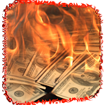 Burning Money Live Wallpaper Apk
