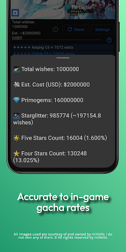 Screenshot of Sais Wish Simulator Unofficial