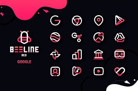 BeeLine Red IconPack