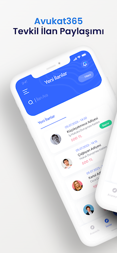 Android application Avukat365 - Tevkil İşlemleri screenshort