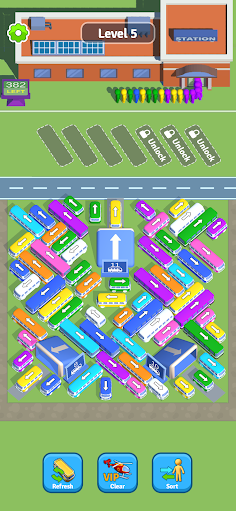 Bus Clear - Car Parking Jam - Screenshot 1