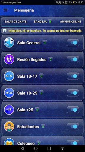 Thunder - Salas de Chats Screen 3