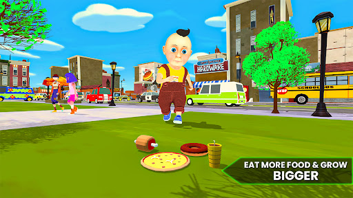 Hungry Baby Boy Fat Simulator Screen 2