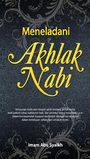 Android application Meneladani Akhlak Nabi screenshort