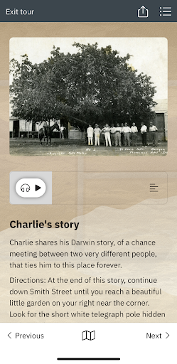 Darwin Audio Tours Screen 3