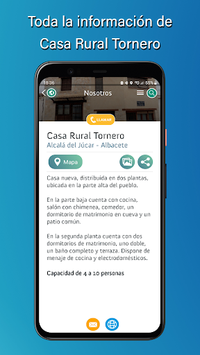 Android application Casa Rural Tornero screenshort
