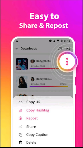 Video download for reels saver