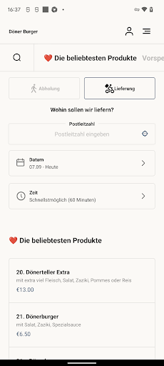 Döner Burger Screen 3