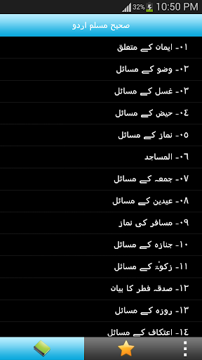 Sahih Muslim in Urdu - Hadees Screen 2