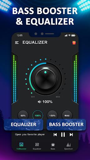 Screenshot of Bass & Vol Boost - Equalizer