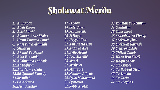 Sholawat Merdu Nissa Sabyan Screenshot 1 - AppWisp.com
