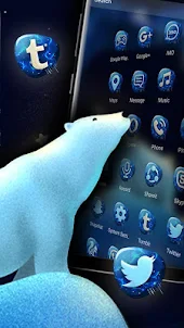 Polar Bear Launcher Theme