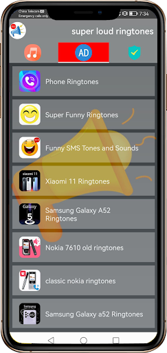 Loud Ringtones For Android Screen 2