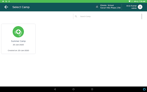 EHNOTE Screening Screen 2
