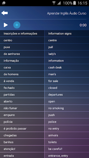 Portuguese-English Free Langua